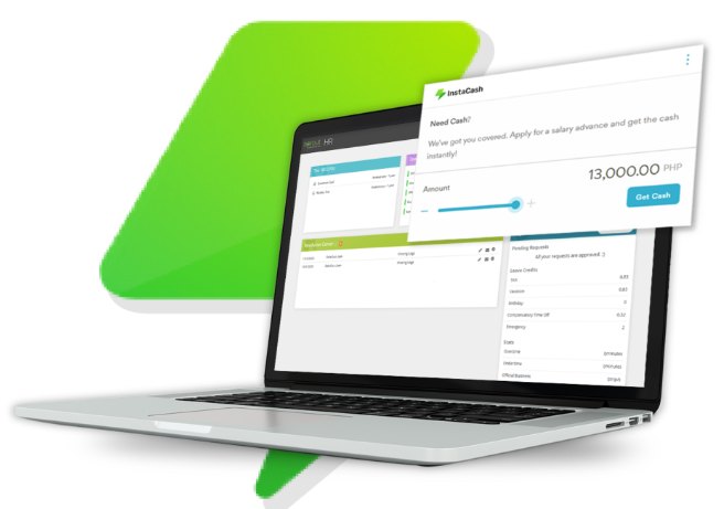 sprout instacash mockup laptop